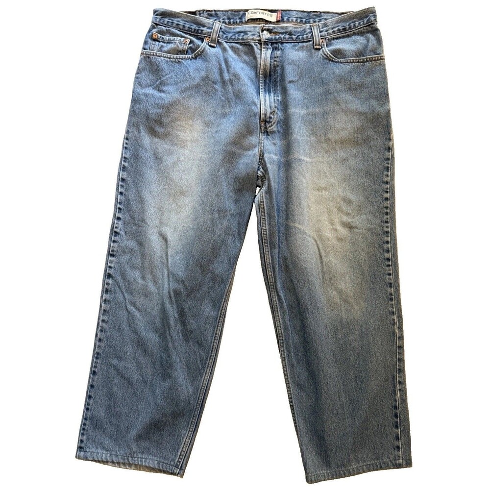 Levi's 560 Comfort Fit Jeans Mens 42x30 Blue Medium Wash Tapered Leg Denim